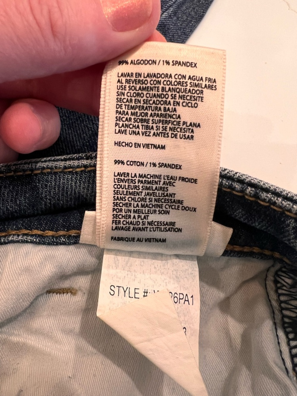 Whetherly James Distressed High Waist Button Fly Wide Leg Jeans | 4 - Picture 12 of 13